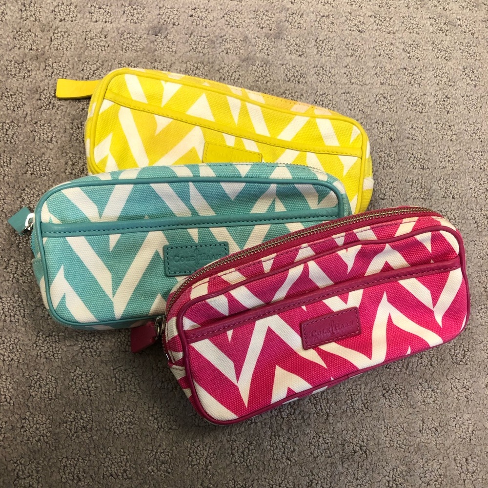 Cole Haan Set of 3 Small cases/bags